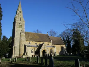 Church of All Saints And Chest Tomb Attached To North Aisle