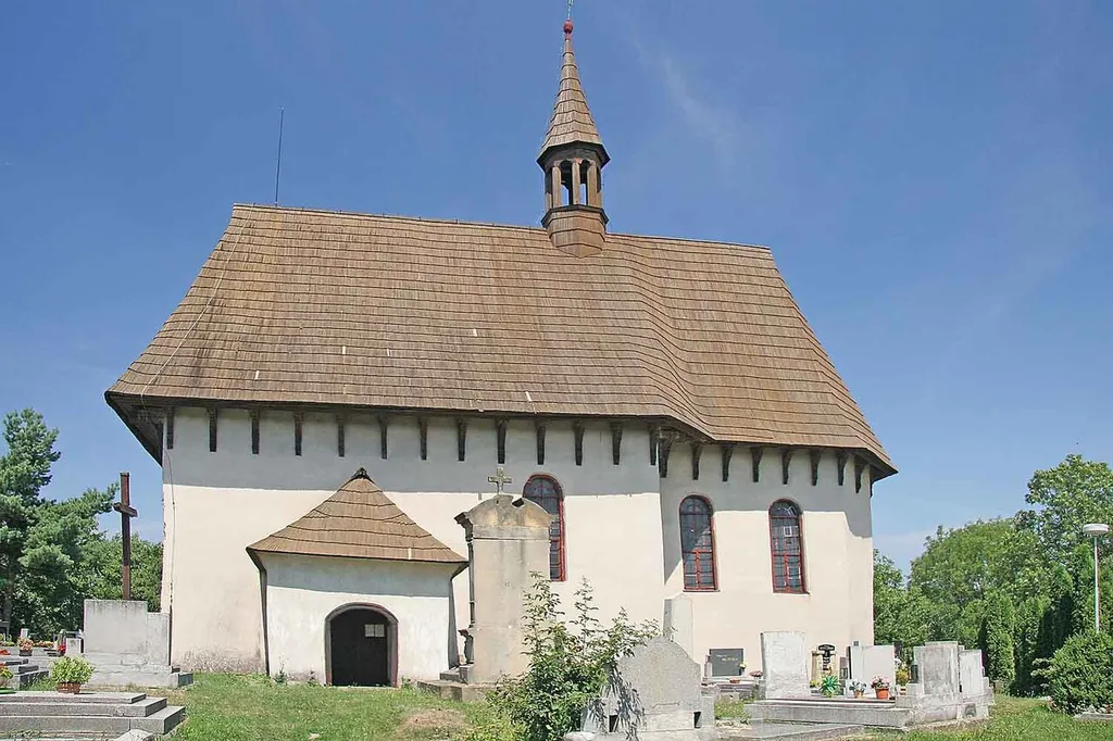 Wooden church of St Wenceslas in Kozojedy, Jičín District, Czech Republic