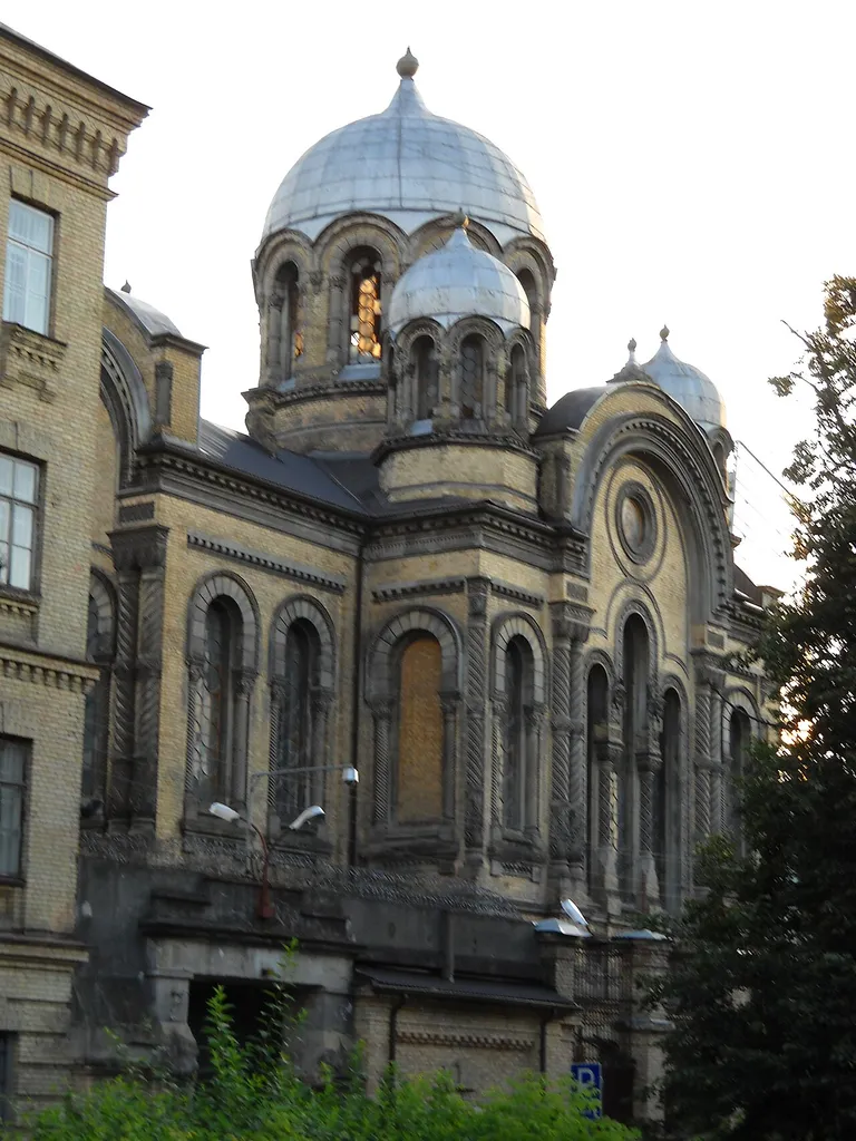 Vilnius. St. Nicholas Orthodox church in the Lukiskes prison complex.