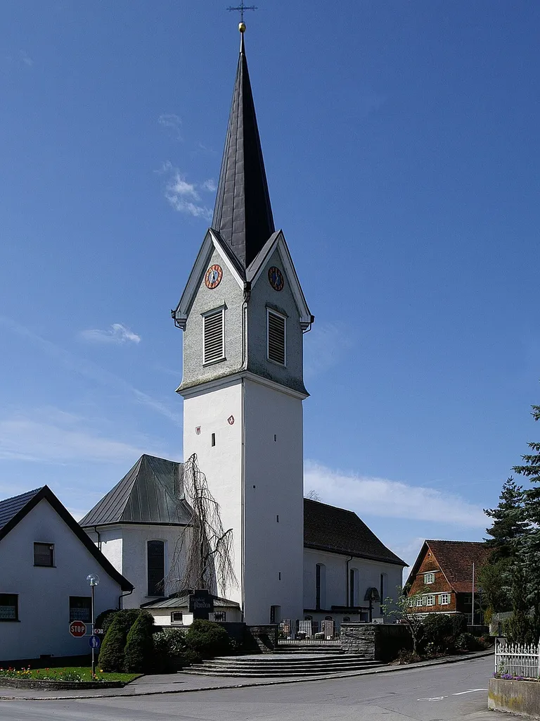 Pfarrkirche St. Georg von Hohenweiler in Vorarlberg.