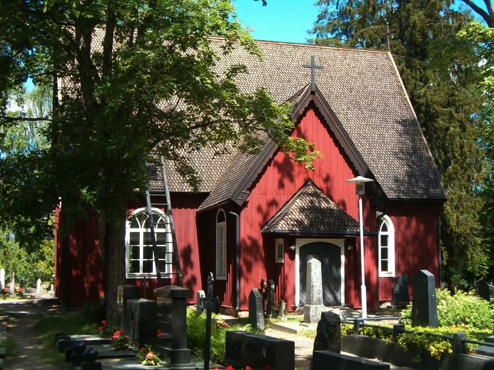 Sammatti Church in Lohja, Finland.