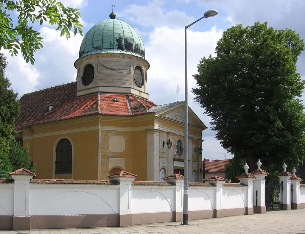Wrocław, Poland - settlement Pracze Widawskie: St. Anna church