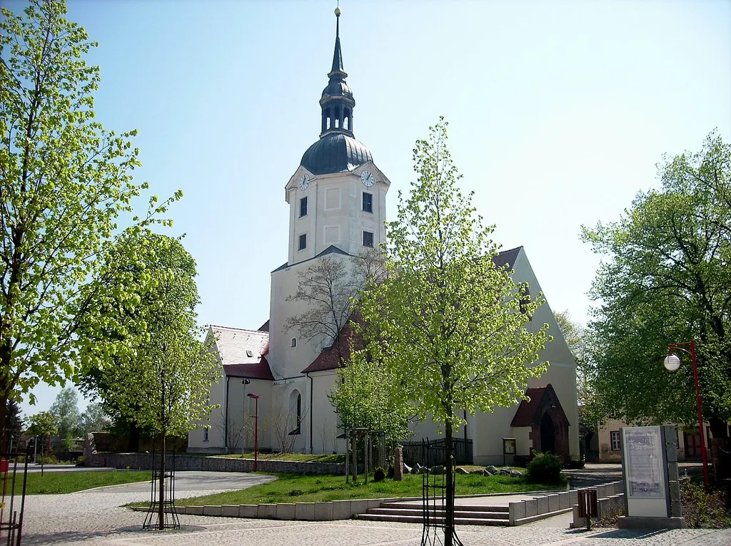 Lutheran church of the town of Brandis (Leipzig district, Saxony)
