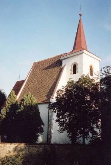 Village of Kresin, Northern Czechia, sv. Wencelslaw churche