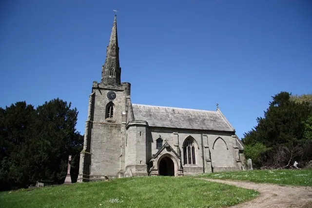 St Mary the Virgin parish church, Ashby Road, Coleorton, Leicestershire, seen from the south