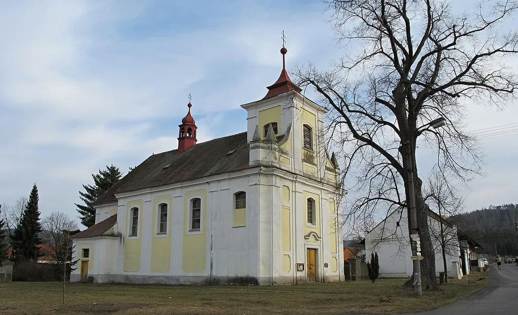 church in Skryje, Rakovník District