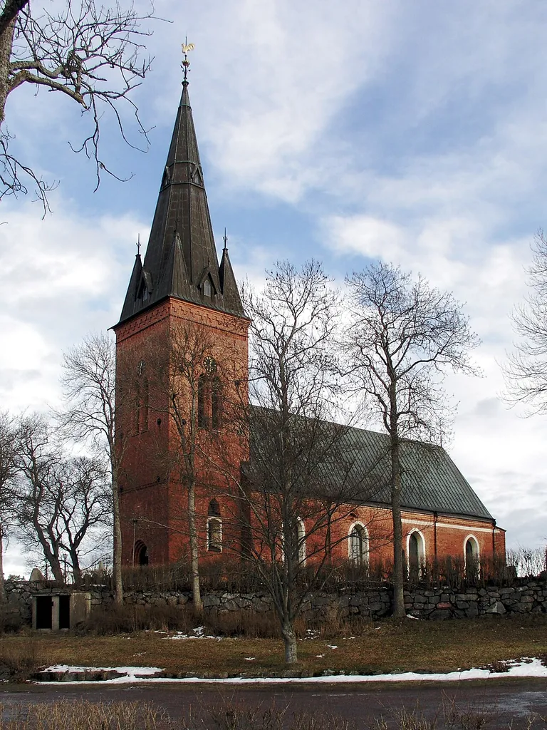 Danmarks kyrka, Diocese of Uppsala. The foto was taken the 1st of February 2006 by Håkan Svensson (Xauxa). This is a photo of an ecclesiastical monument in Sweden, number 21300000003088 (sub-number: 21400000444466) in the RAÄ buildings database.