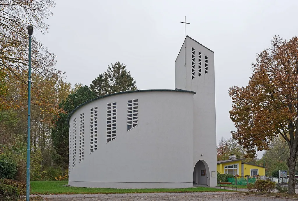 Catholic branch church at Wasenbruck, municipality Mannersdorf am Leithagebirge, Lower Austria, Austria