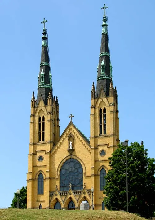 St. Andrew's Roman Catholic Church listed on the National Register of Historic Places in Roanoke, Virginia, USA