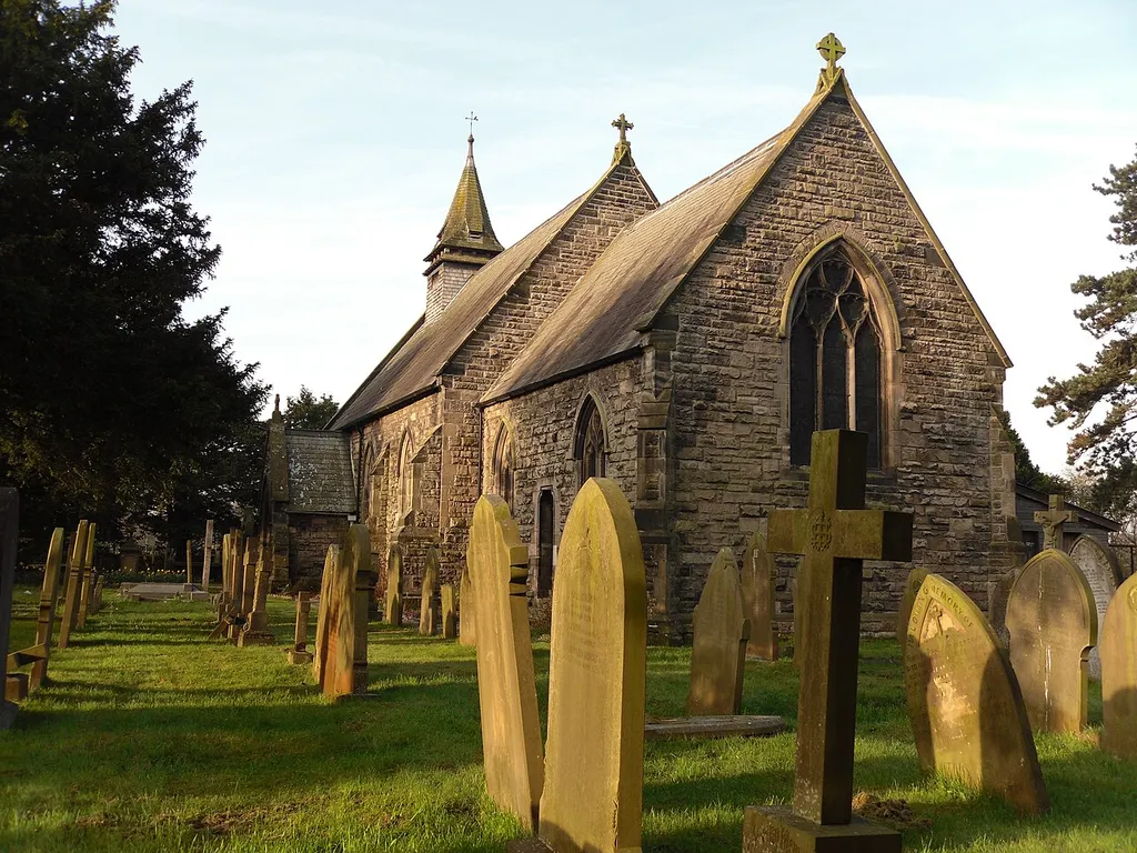 St Paul's church, Over Tabley, Cheshire, seen from the northeast
