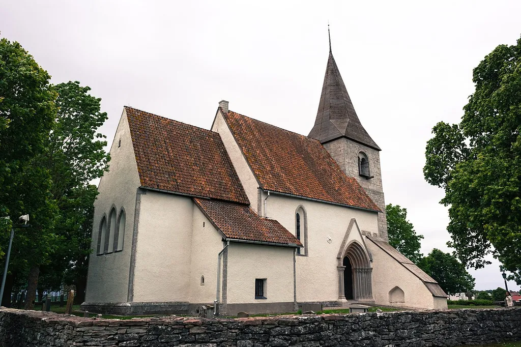 Igrexa de Hejnum, na illa sueca de Gotland.