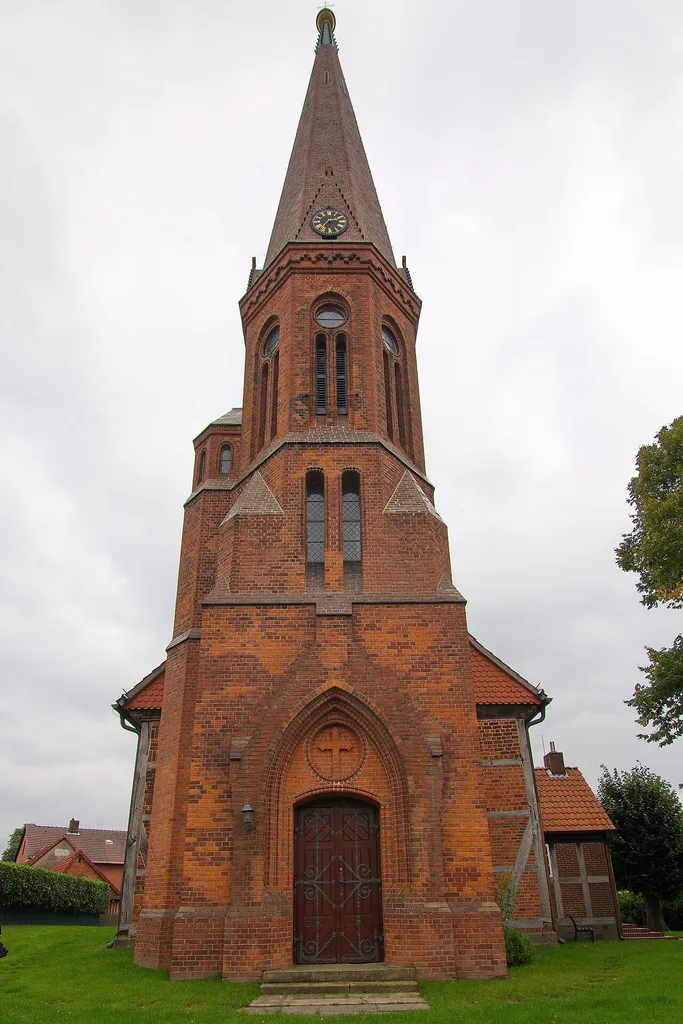 Barockkirche (geweiht 1696) in Estorf, Niedersachsen, Deutschland