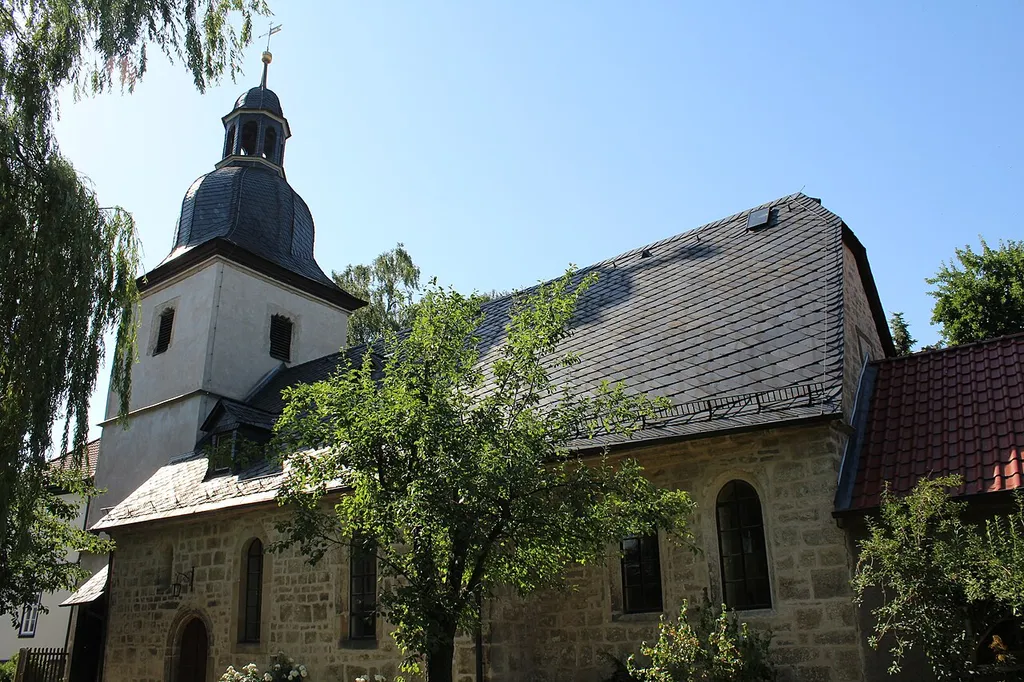 Kirche Reichenbach, Hörselberg-Hainich, Wartburgkreis, Thüringen, Deutschland