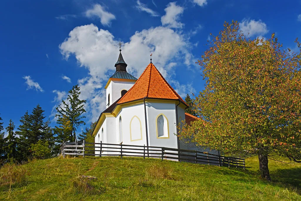 St. Primus and Felicijan church above Ljubno