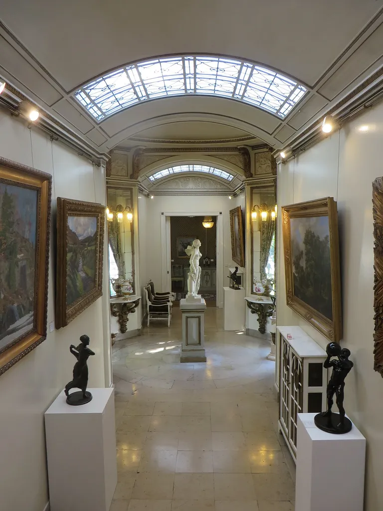 Internal view in one of the historic houses that form part of the Stadtmuseum Oldenburg, Germany.