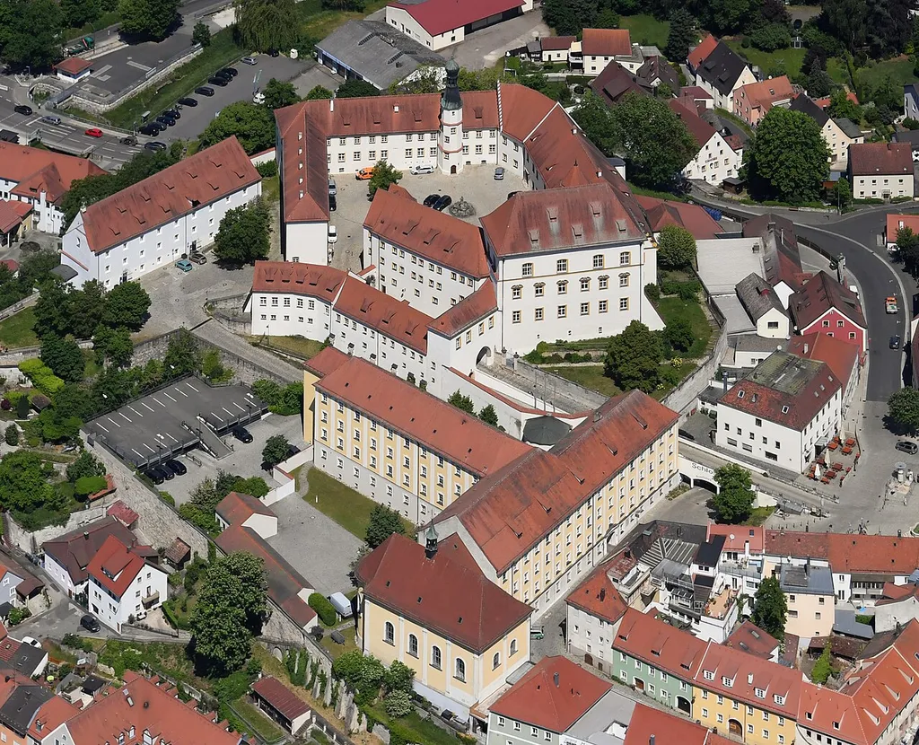 Aerial image of Burg Sulzbach (view from the southeast)