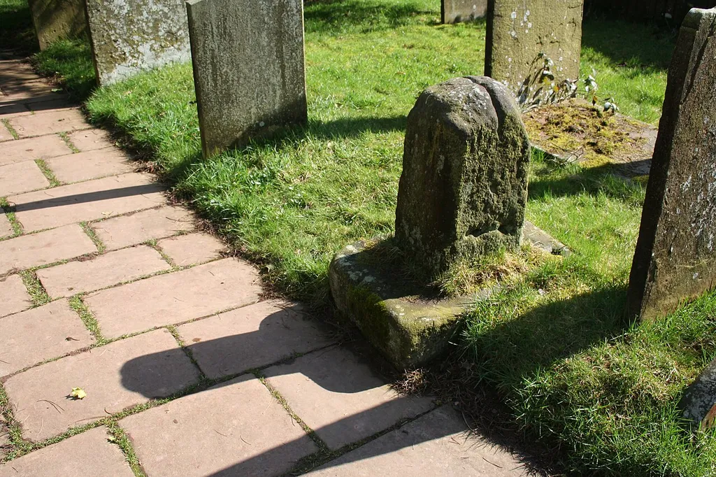 Cross, approximately 7 metres south of nave of Church Of St Lawrence .mw-parser-output .messagebox{margin:4px 0;width:auto;border-collapse:collapse;border:2px solid var(--border-color-progressive,#6485d1);background-color:var(--background-color-neutral-subtle,#fbfcff);color:var(--color-base,#202122);box-sizing:border-box;border-inline-start-width:8px}.mw-parser-output .messagebox.mbox-small{font-size:88%;line-height:1.25em}.mw-parser-output .mbox-warning,.mw-parser-output .mbox-speedy{border:2px solid var(--border-color-error,#b22222);background:var(--background-color-error-subtle,#ffdbdb);border-inline-start-width:8px}.mw-parser-output .mbox-serious,.mw-parser-output .mbox-delete,.mw-parser-output .mbox-stop{border:2px solid var(--border-color-error,#b22222);border-inline-start-width:8px}.mw-parser-output .mbox-issue,.mw-parser-output .mbox-content{border:2px solid #f28500;background:var(--background-color-warning-subtle,#ffe);border-inline-start-width:8px}.mw-parser-output .mbox-query,.mw-parser-output .mbox-style{border:2px solid #f4c430;background:var(--background-color-warning-subtle,#ffe);border-inline-start-width:8px}.mw-parser-output .mbox-shit{border:2px solid #960;border-inline-start-width:8px}.mw-parser-output .mbox-license{border:2px solid #88a;border-inline-start-width:initial}.mw-parser-output .mbox-legal{border:2px solid var(--border-color-notice,#666);background:var(--background-color-base,#fff);border-inline-start-width:8px}.mw-parser-output .mbox-honor{border:2px solid #ca3;background:var(--background-color-warning-subtle,#fcf4db);border-inline-start-width:8px}.mw-parser-output .mbox-growth{border:2px solid #8d4;background:var(--background-color-success-subtle,#d5fdf4);border-inline-start-width:8px}.mw-parser-output .mbox-move{border:2px solid #93c;border-inline-start-width:8px}.mw-parser-output .mbox-protection,.mw-parser-output .mbox-message{border:2px solid var(--border-color-base,#aaa);border-inline-start-width:8px}.mw-parser-output .messagebox