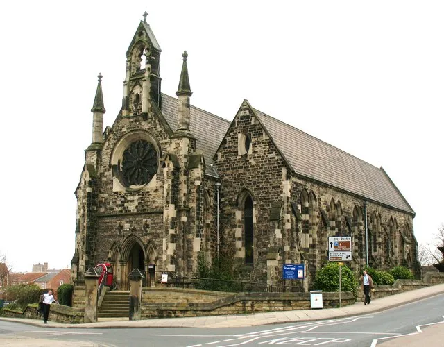 St Paul's parish church, Holgate Road, York, North Yorkshire, seen from the southwest