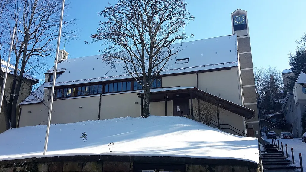 Evang. Ludwig-Hofacker Kirche Stuttgart nach der Renovierung im Jahr 2018