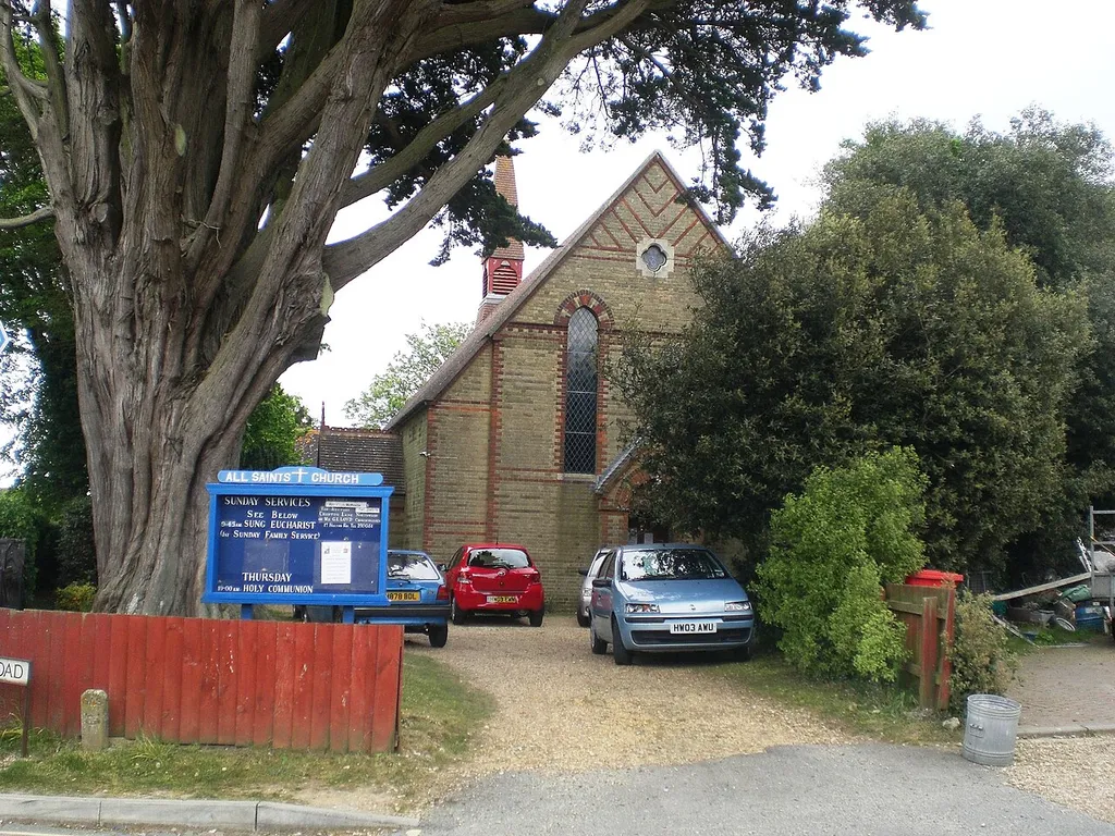 All Saints' Church in Gurnard on the Isle of Wight.