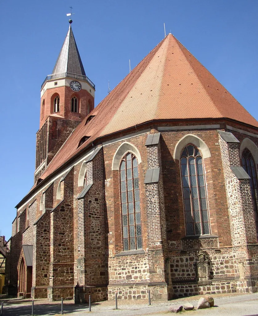 Church in Calau in Brandenburg, Germany