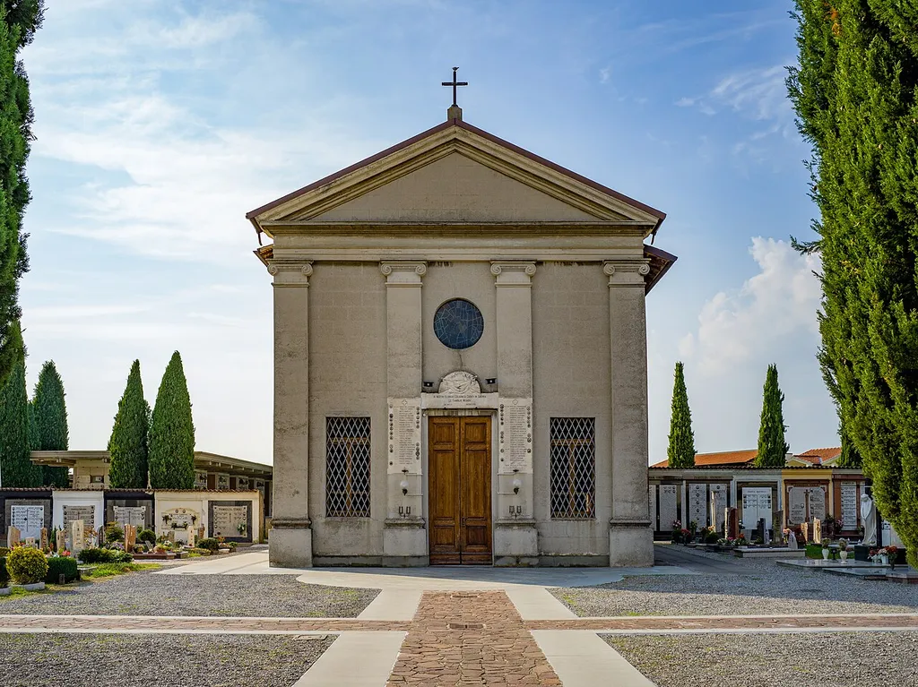 Saint Eusebius church in the cemetery of of Cologne, Lombardy.