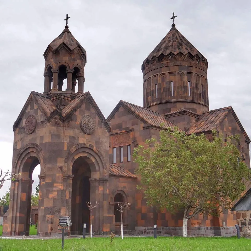 St. Sargis church in Yeghvard, built in 2017.
