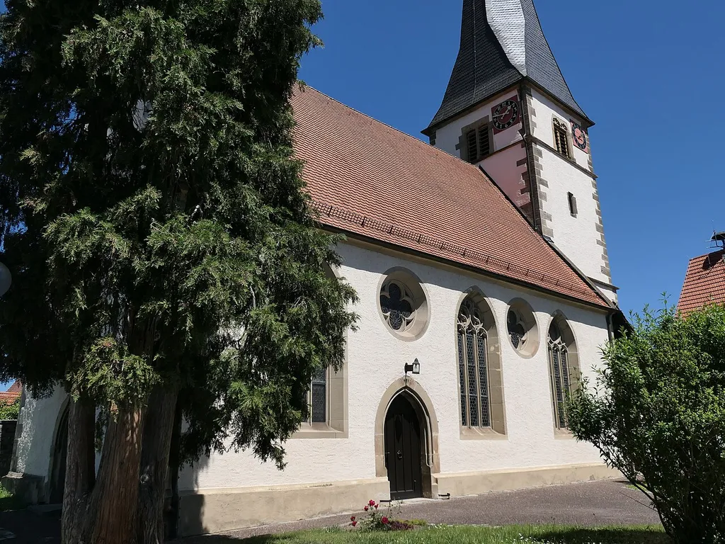 Mühlhausen (Enztal) - Albanikirche Süd West