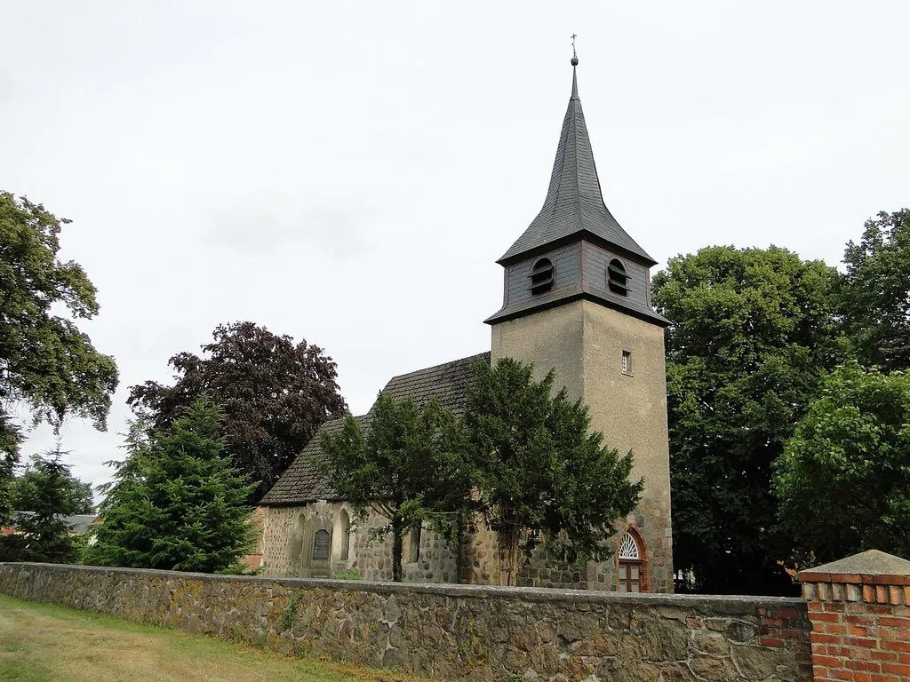 Church in Reckenzin, disctrict Prignitz, Brandenburg, Germany