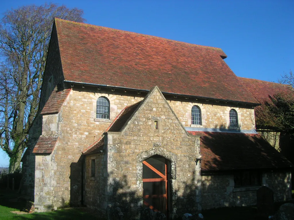 St Paul's Church, Elsted, West Sussex, England. South side.