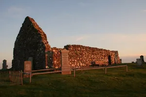 Trumpan Church, burial ground and 'Priest's Stone', Hallin
