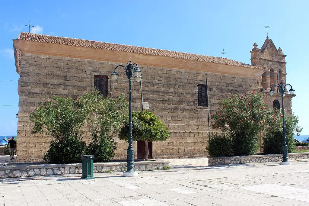 Church of Saint Nikolaos, exterior view, at the “Platía Solomoú”, Zakynthos-City, Zakynthos, Greek Ionian Islands