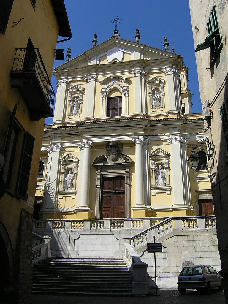Picture of the master church of Ceva (Italy)