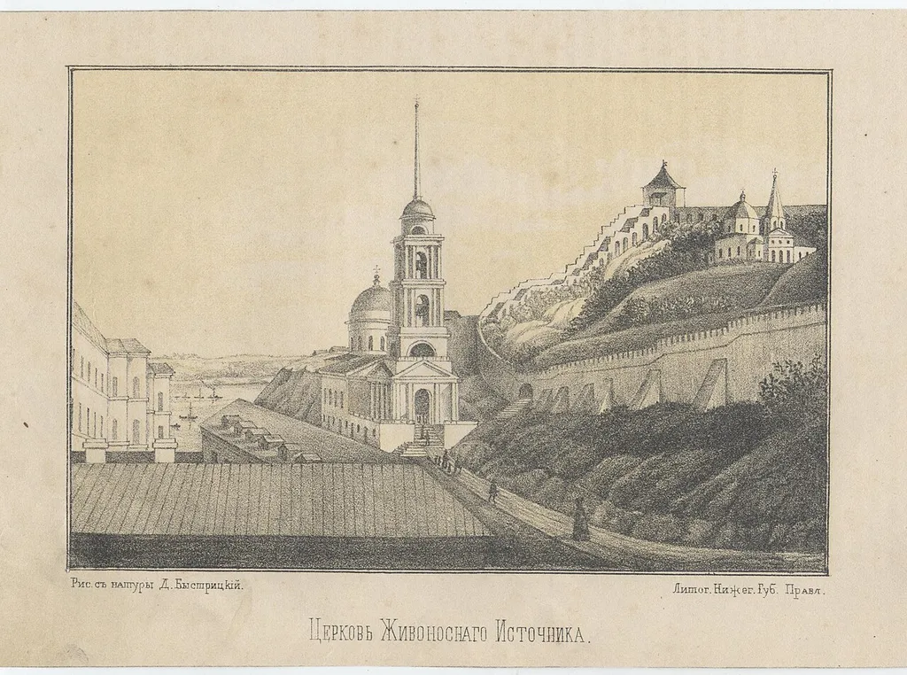 Nizhny Novgorod. Kreml. Old Zhivonosovskaja curch