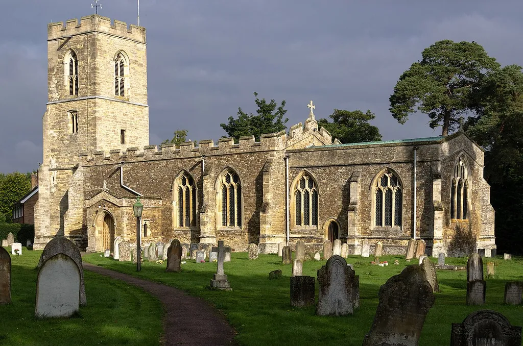 Parish Church of Saint Nicholas, Wilden seen from the south east