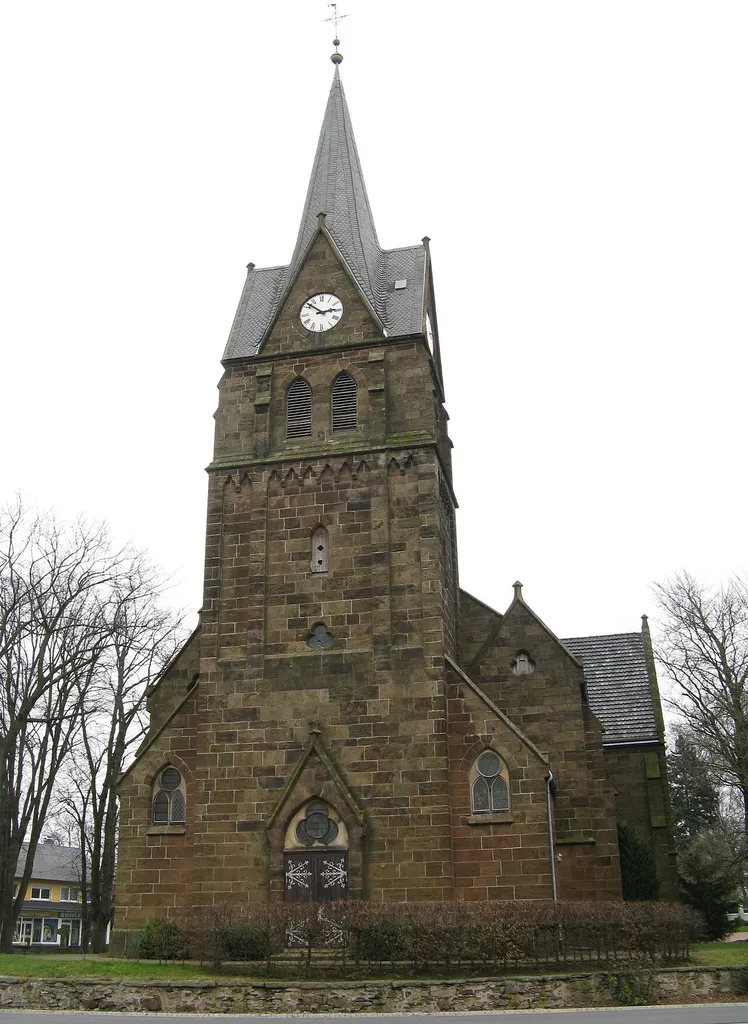 Church Hartum in Petershagen, Minden-Lübbecke, North Rhine-Westphalia, Germany.