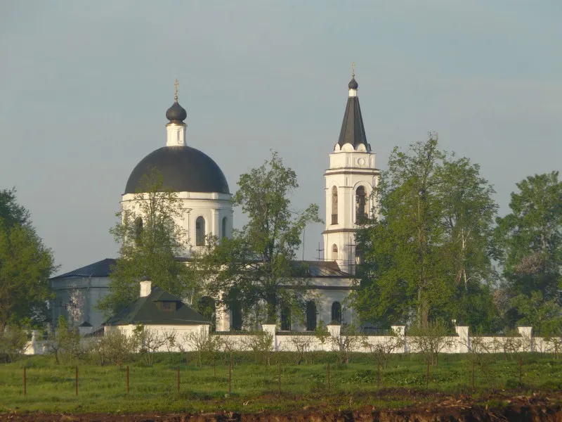 Church of St. Nicholas in the village Mansurovo Istra district of Moscow region.