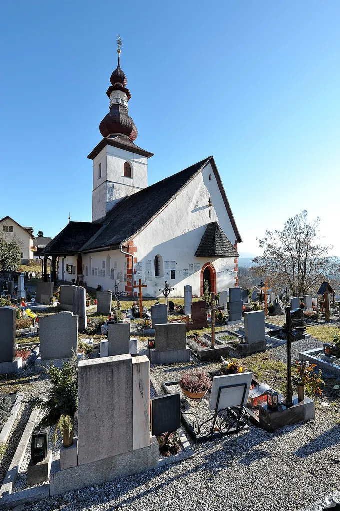 Parish church Holy John the Baptist at Kranzlhofen, market town Velden am Wörthersee, district Villach Land, Carinthia, Austria,, EU