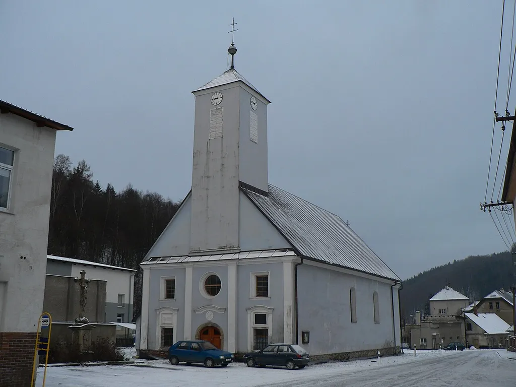 Church of Saint Florian in Oskava, Šumperk District, Czech Republic