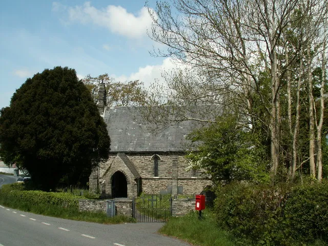 Llangynfelyn parish church. The parish church of St Cynfelyn, on the site where the saint was said to have lived in the sixth century. The church itself was heavily 'restored' during the 19th century.