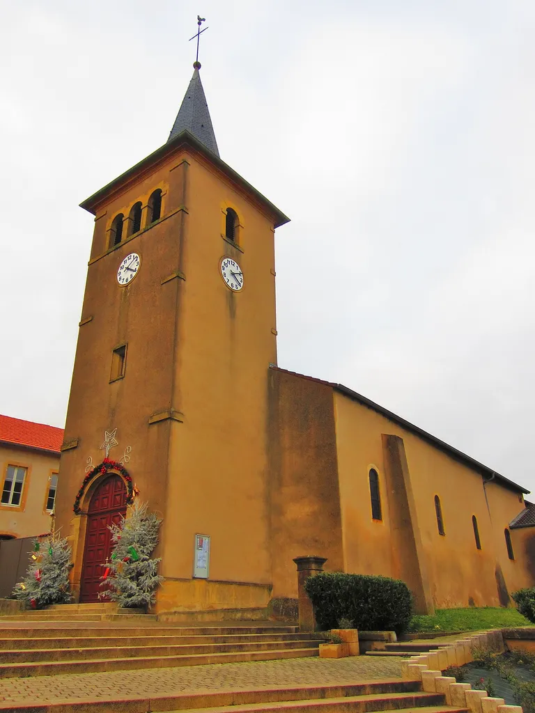 DescriptionEglise Ars Laquenexy.jpg eglise Ars Laquenexy Date 9 January 2012 Source mon appareil photo Author Aimelaime Permission(Reusing this file) Public domainPublic domainfalsefalse I, the copyright holder of this work, release this work into the public domain. This applies worldwide.In some countries this may not be legally possible; if so:I grant anyone the right to use this work for any purpose, without any conditions, unless such conditions are required by law.
