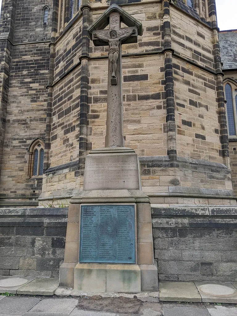 North Tyneside, War Memorial Outside St George's Church.