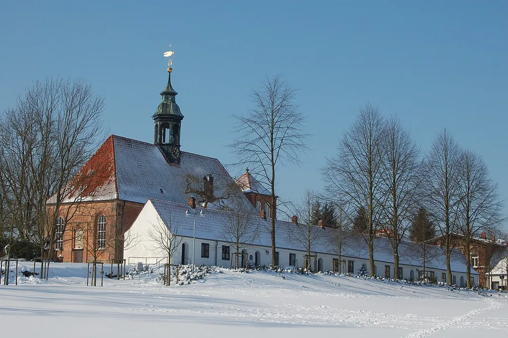 Gottesbuden und Schloßkirche Ahrensburg.