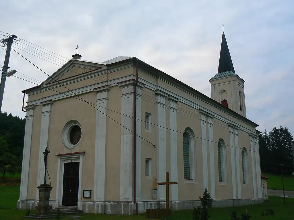 Saint Clement church in Stupava, Uherské Hradiště District, Czech Republic.
