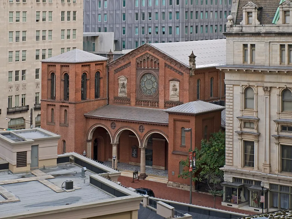 St. Paul's Episcopal Church, Baltimore, from above