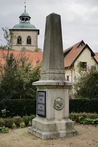 Memorial stone to the Wars of Unification in Hornburg