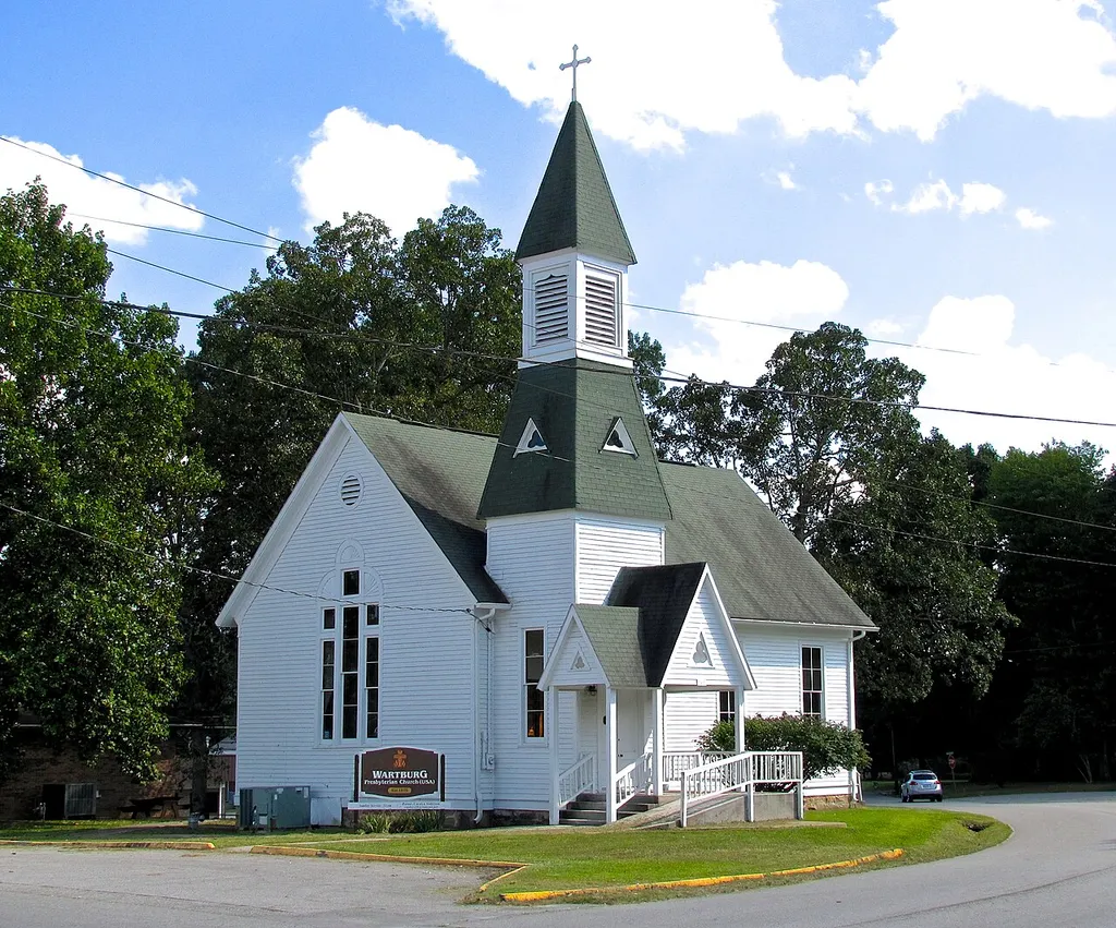 Wartburg Presbyterian Church in Wartburg, Tennessee, United States.