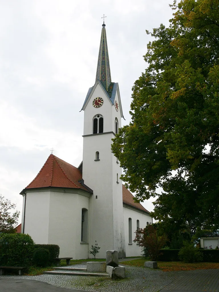 Kath. Pfarrkirche St. Martinus, Esenhausen, Gemeinde Wilhelmsdorf, Landkreis Ravensburg, Baden-Württemberg