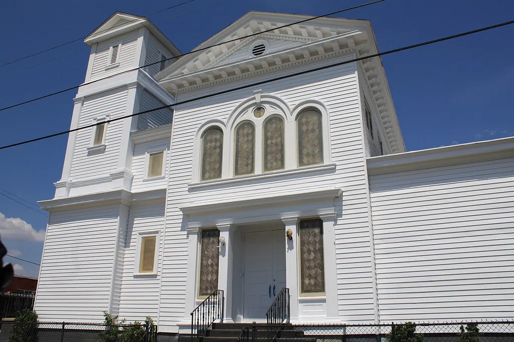Most Pure Heart of Mary Church at 304 Sengstak Street in Mobile, Alabama.