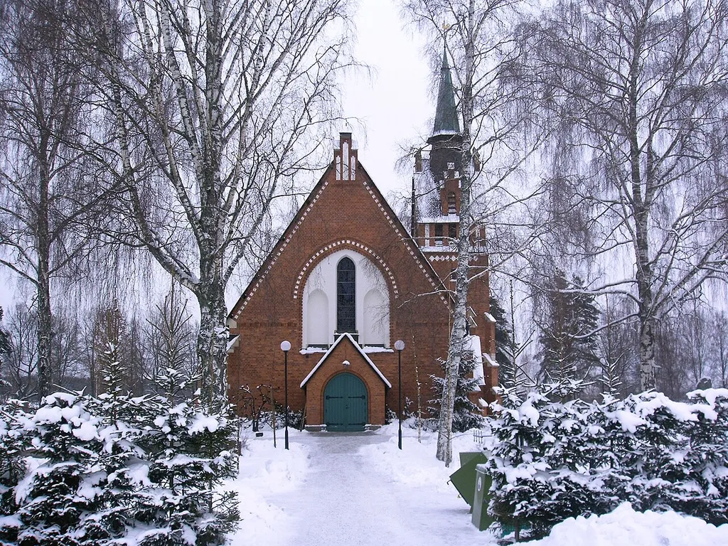 Längbro kyrka från väster This is a photo of an ecclesiastical monument in Sweden, number 21300000003474 (sub-number: 21400000441513) in the RAÄ buildings database.